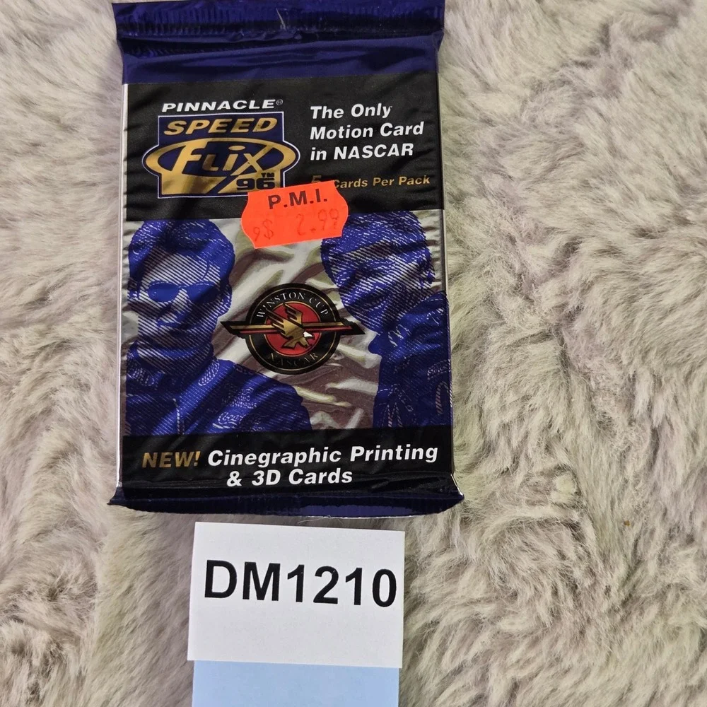 Lot of 3 1996 Pinnacle Speed Flix NASCAR Racing Cards Sealed Packs 3D Motion
